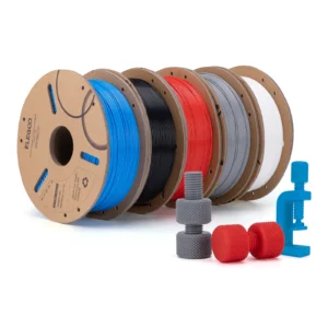 Bobines de filament Elegoo PLA multicolores avec pièces imprimées en 3D