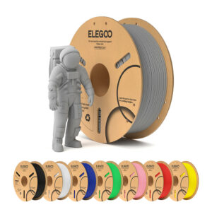 Bobines de filament PLA Elegoo multicolores 1,75 mm avec figurine imprimée en 3D