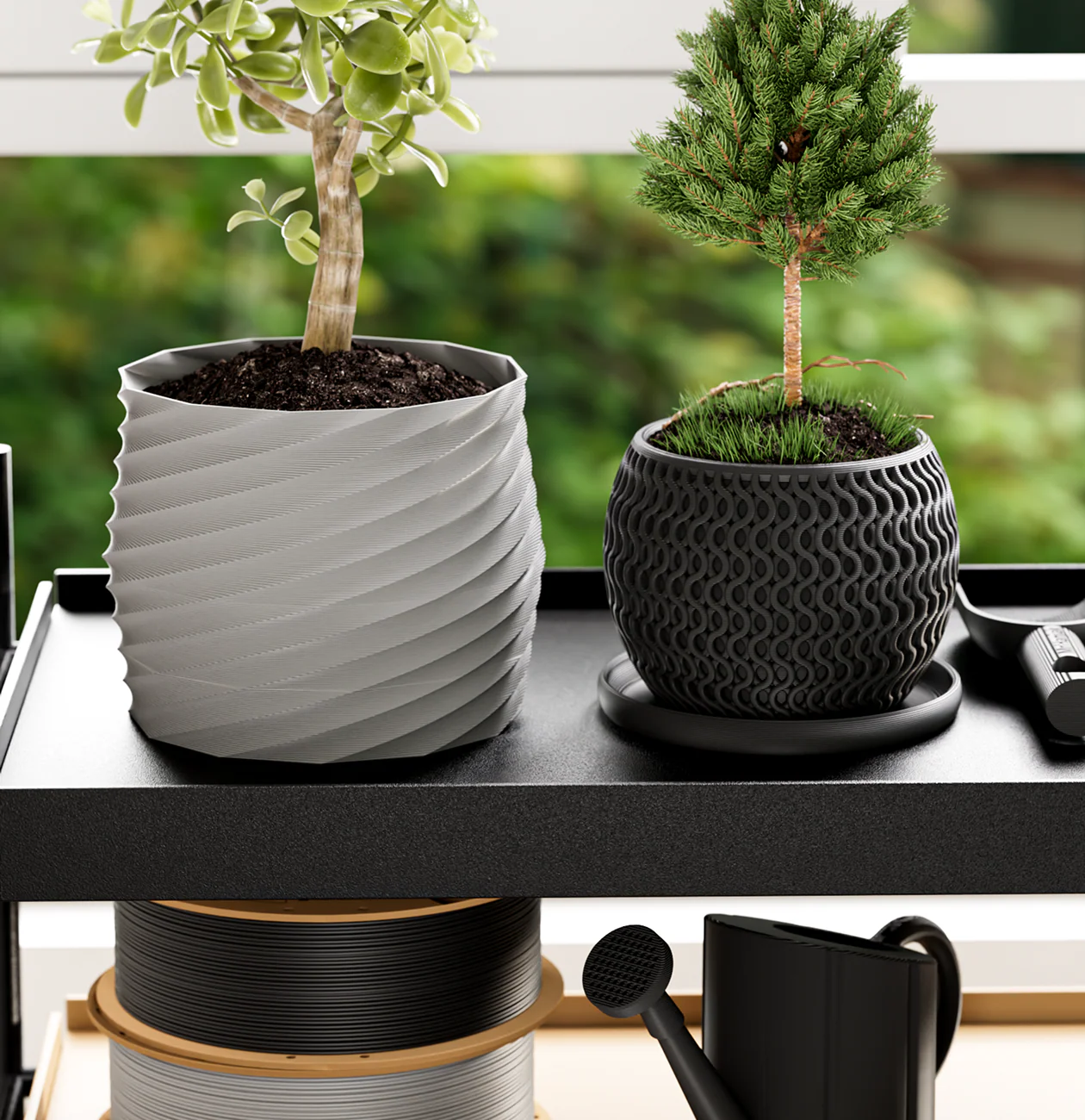 Différents coloris de filament PLA multicolore